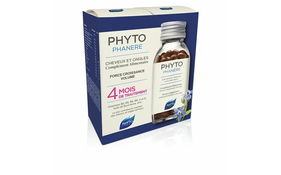 Phyto Paris Phytophanere - Kosttilskud Til Hår Og Negle, 120 Kapsler X 2