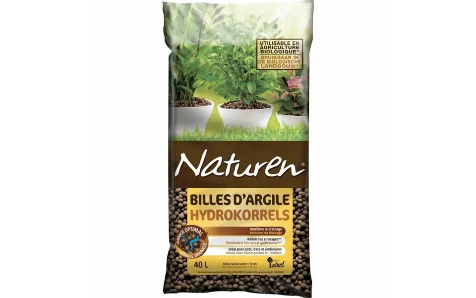 Plantejord Og Hydrokugler Naturen - 40 L