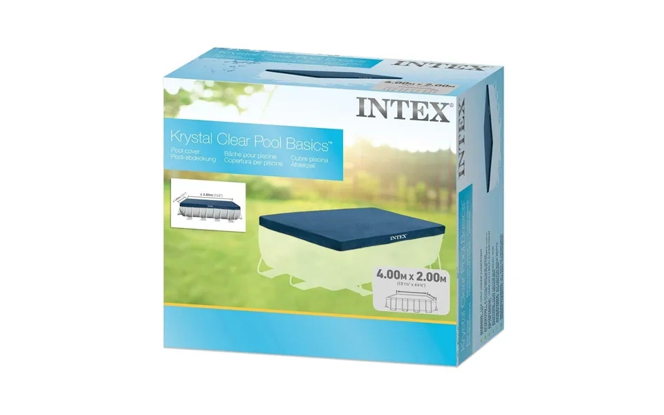 Poolovertræk Intex 28037 4 X 2 M - Marineblå