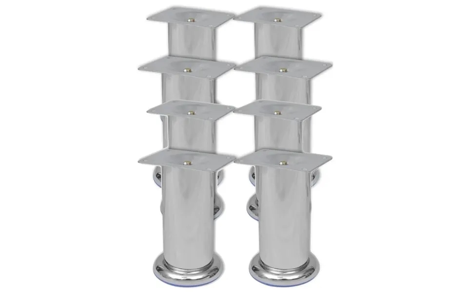 Runde Sofaben I Krom 8 Stk. 120 Mm