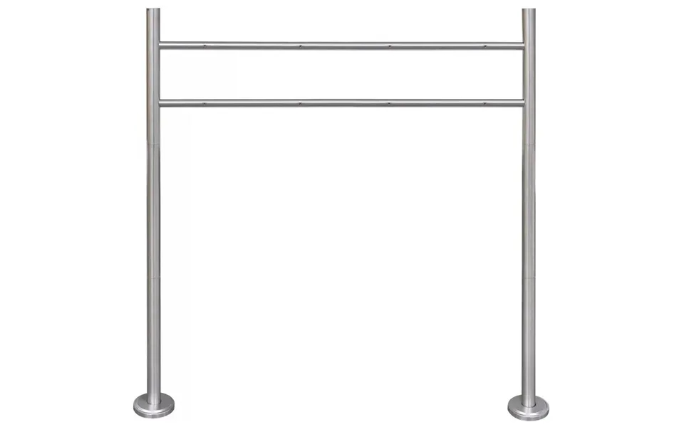 Rustfri Stål Stander Dobbel Postkasse