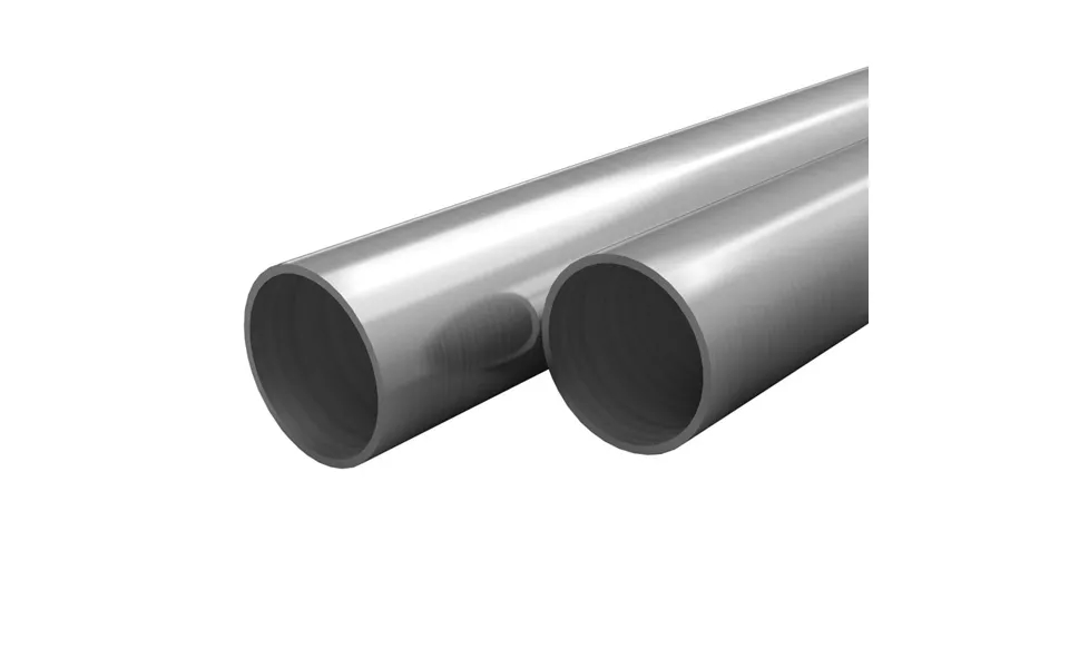 Rustfrie Stålrør 2 Stk. Rund V2a 2 M Ø 42 X 1,8 Mm