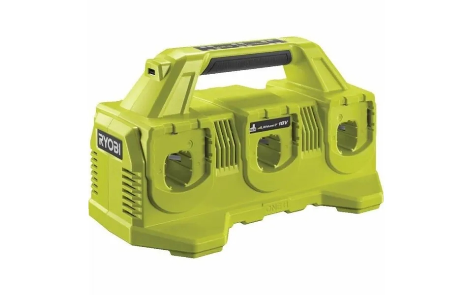 Ryobi Batterioplader 18 V - 6-port Li-ion, Grøn