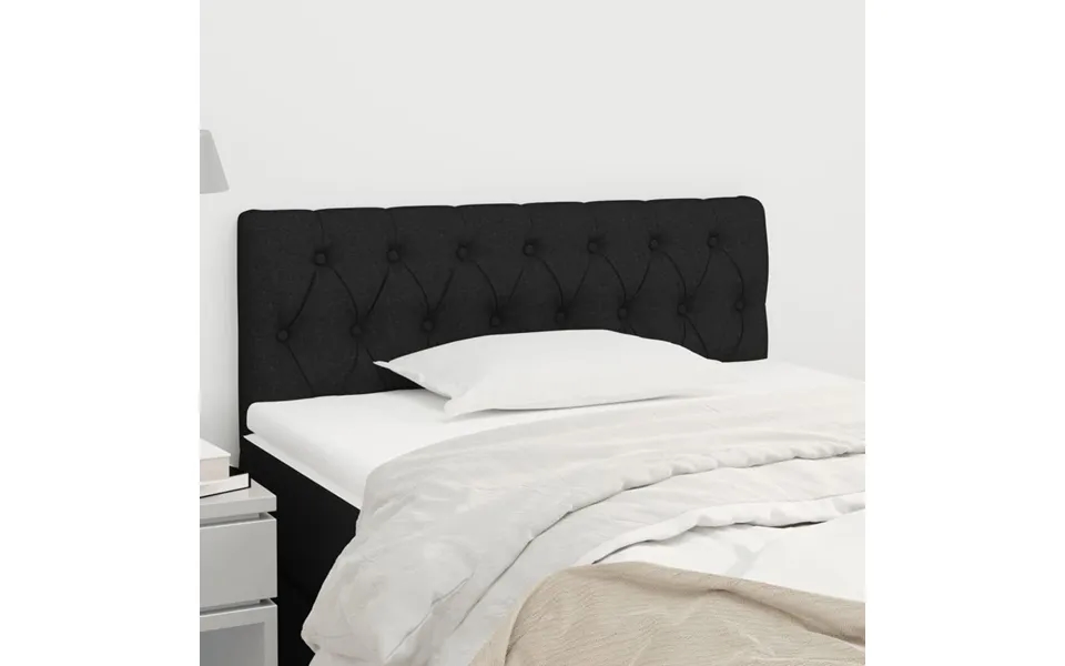 Sengegavl 100x7x78 88 Cm Stof Sort