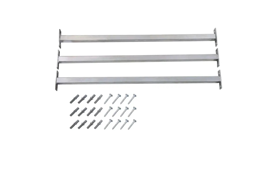 Sikkerhedsstænger Til Vinduet 3 Stk. Justérbar 710-1200 Mm