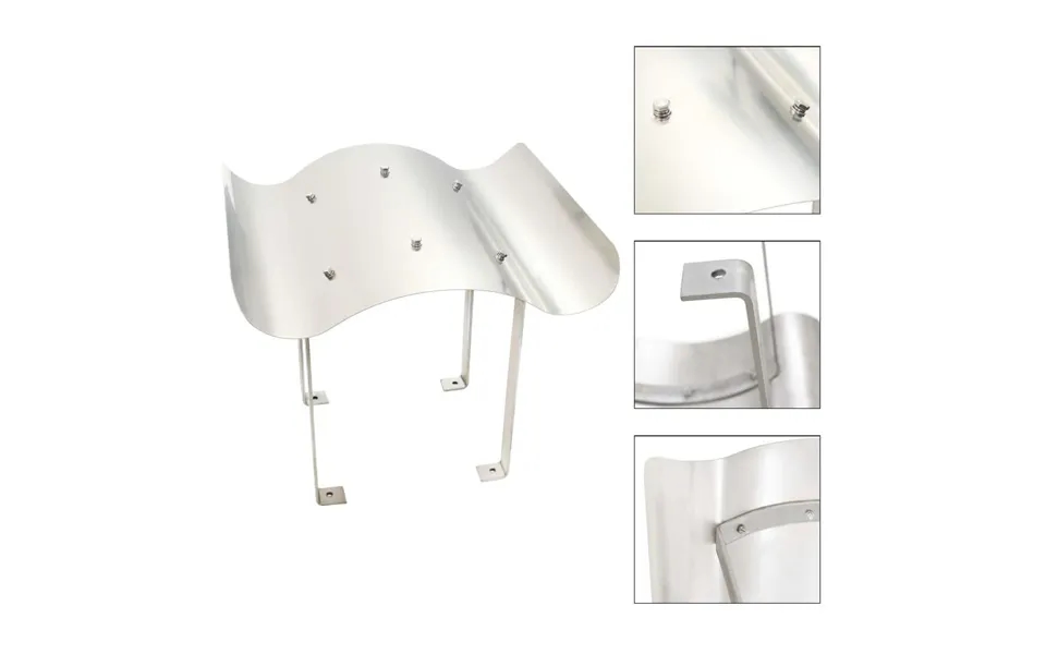 Skorstenshætte I Rustfrit Stål 40 X 40 X 36 Cm