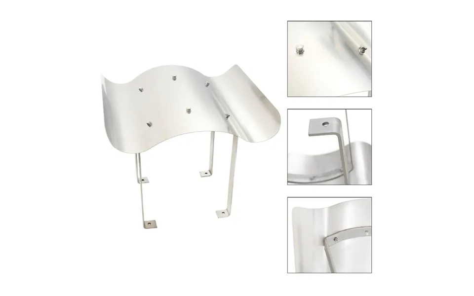 Skorstenshætte I Rustfrit Stål 70 X 70 X 37 Cm