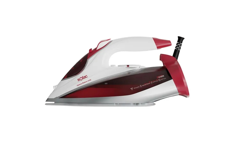 Solac Pv2040 Dampstrygejern - 3.100 W, Keramisk Sål, 350 Ml