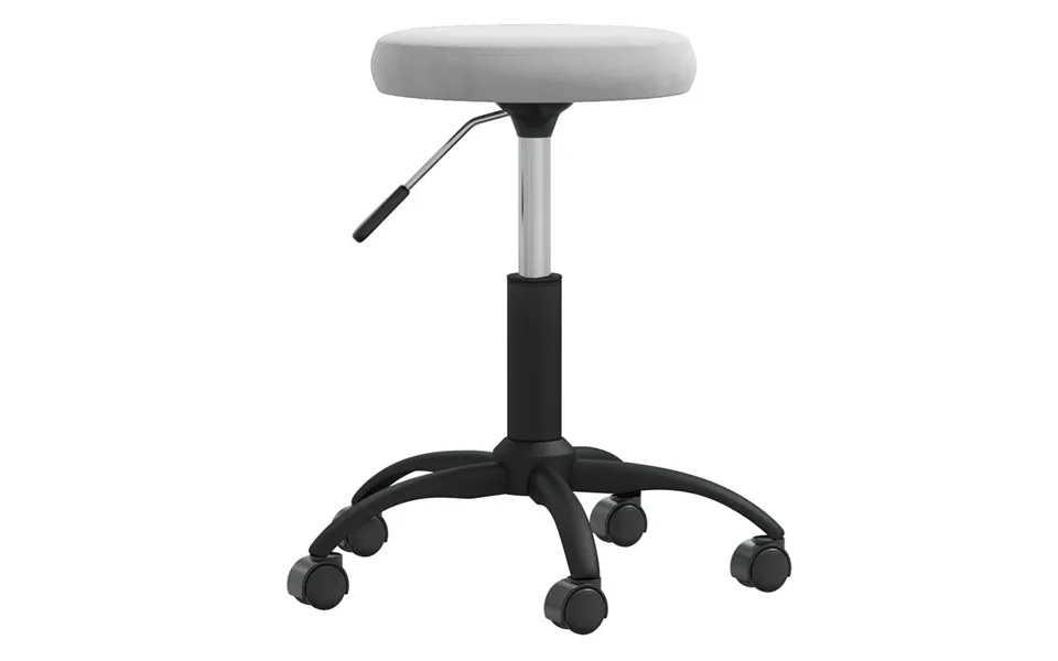 Spisebordsstol Fløjl Lysegrå