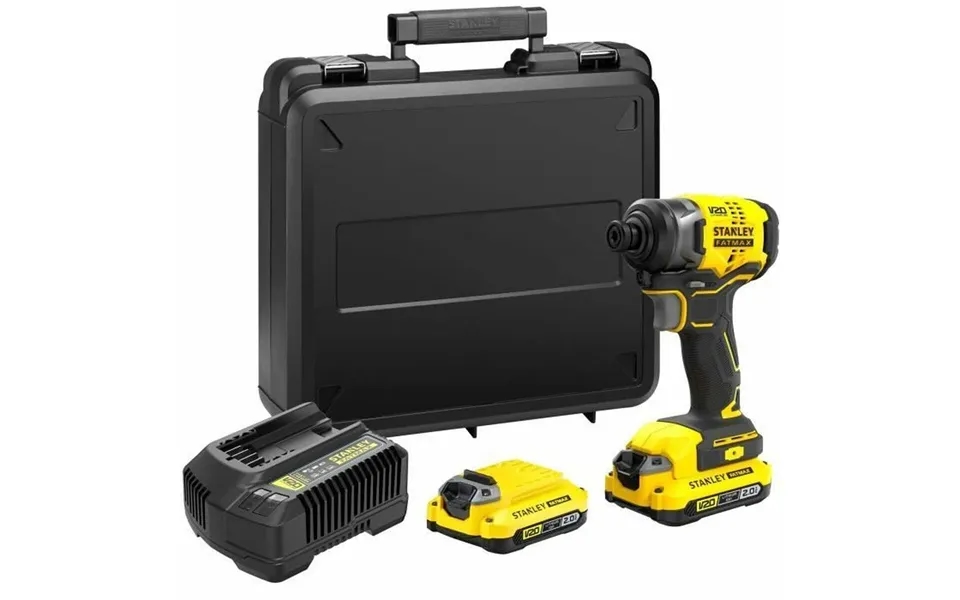 Stanley Fatmax V20 Sfmcf810d2k-qw Slag-skruetrækker 18 V 2,0 Ah Med 2 Batterier Og Kuffert