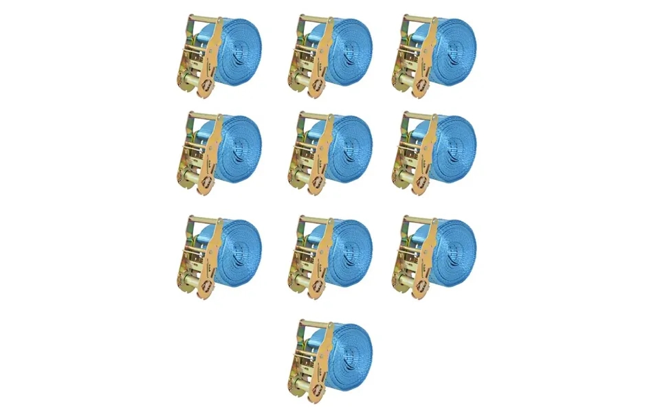 Surringsbånd 10 Stk. 2 Ton 6 M X 38 Mm Blå