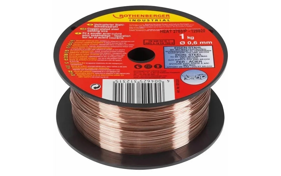 Svejsetråd Stål Rothenberger Industrial 0,6 Mm - 1 Kg