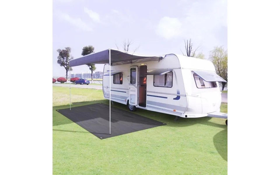 Telttæppe 250 X 500 Cm Antracitgrå