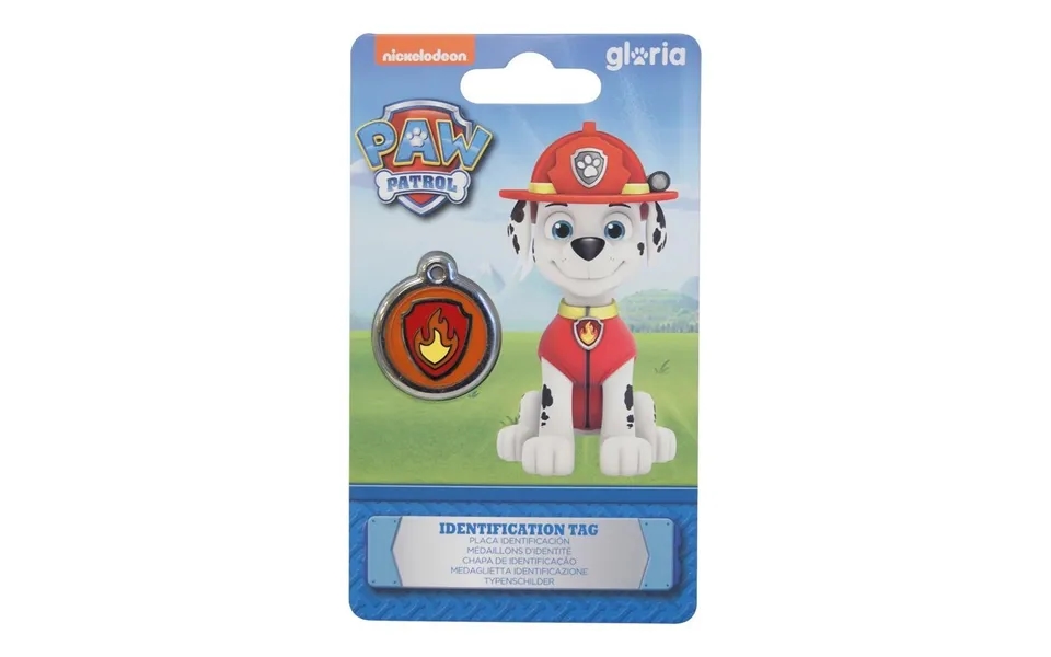 The Paw Patrol Identifikationsplade Til Hund - Marshall, Str