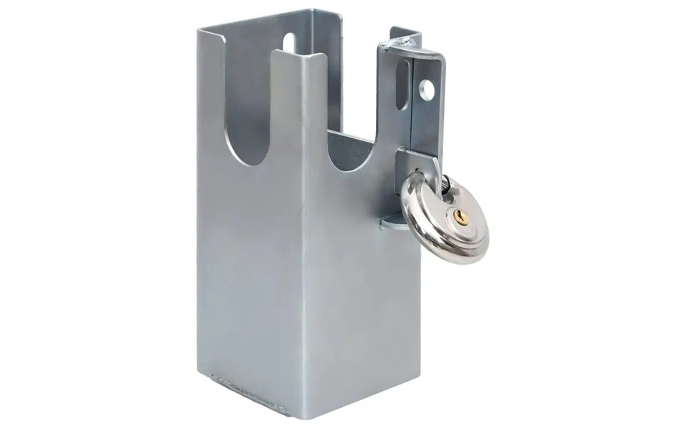 Trailerlås 11x11x23,5 Cm Stål Sølvfarvet