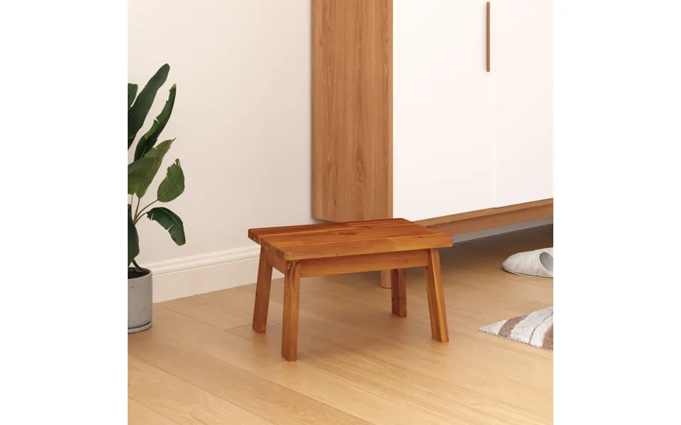 Trinstol 38x26x22 Cm Massivt Akacietræ