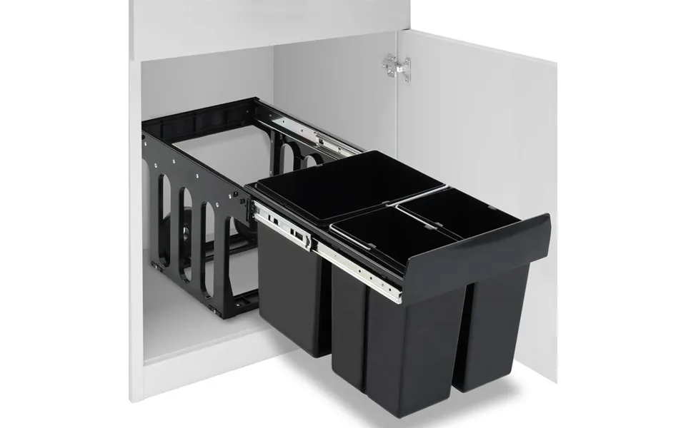 Udtrækkeligt Affaldsstativ Til Skab Soft-close 48 L