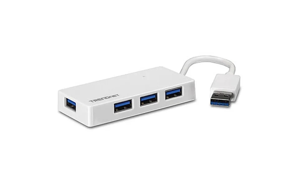 Usb Hub Trendnet Tu3-h4e - 4 Porte, Usb 3.0, Hvid