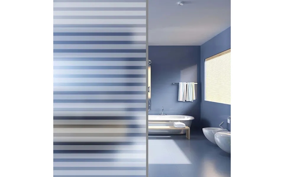 Vinduesfolie 0,9x50 M Stribet Pvc Matteret