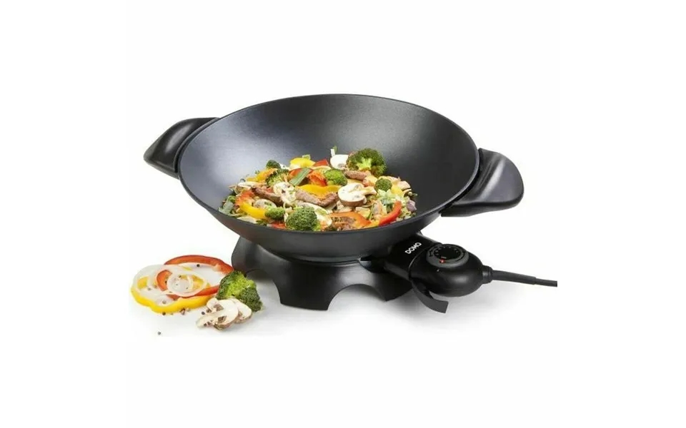 Wokpande Domo Do-8708w Elektrisk 2000 W 5 L - Sort