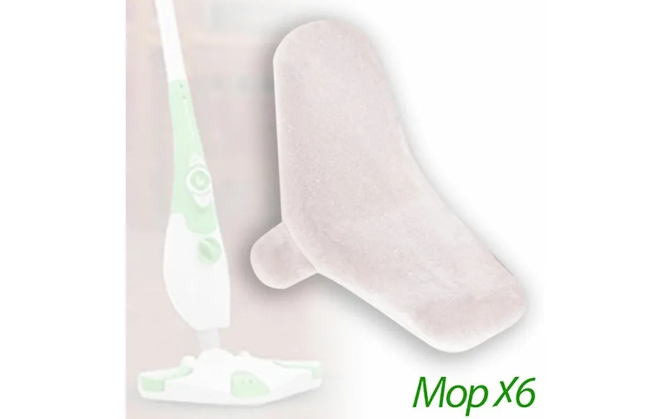 X6 Udskiftning Til Gulvmopper - Mikrofiber, 1 Stk., Hvid
