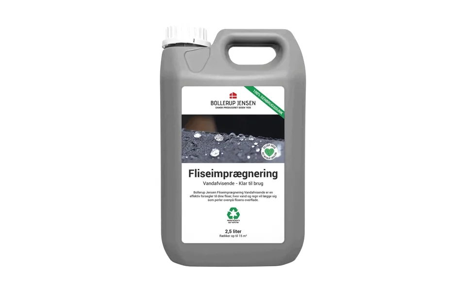 Fliseimprægnering Vandafvisende Klar Til Brug - 2,5 Liter
