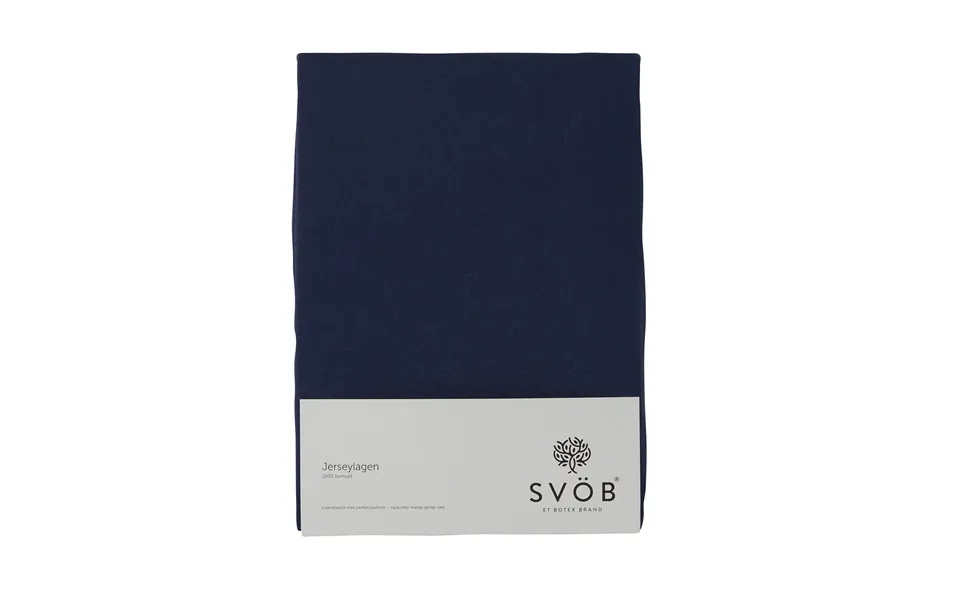 Svöb Toplagen Jersey - Marine 140-160x200x20 Cm