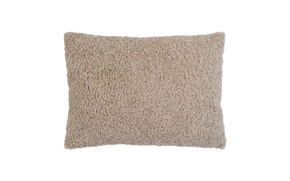 Gråbrun Bouclé Sofapude - 45x60 Cm