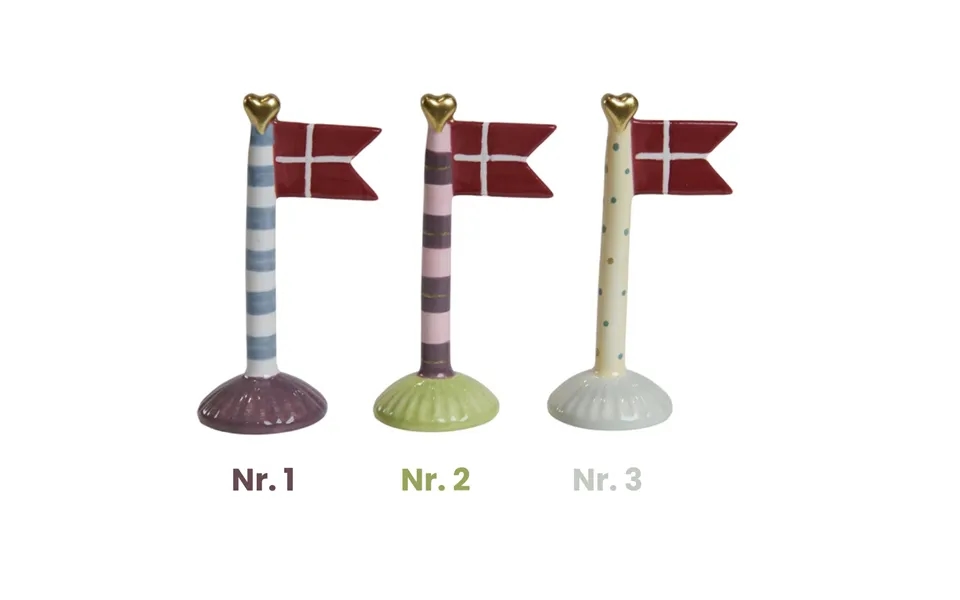 Keramikflag Speedtsberg - 3 Forskellige Farver