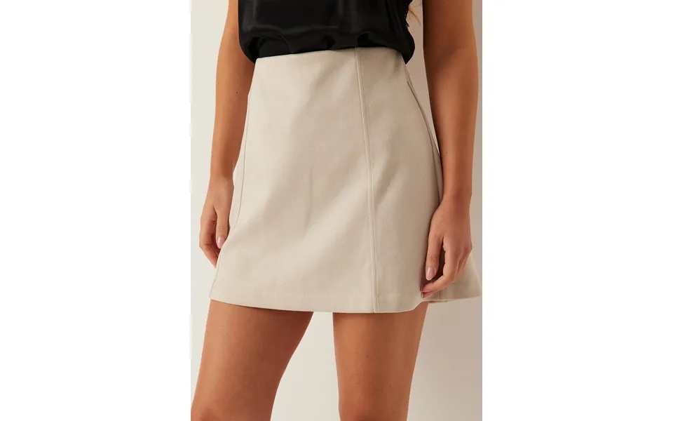 Faux Suede Mini Skirt