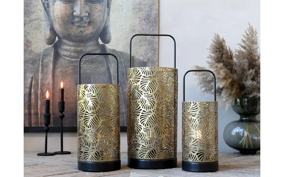 Lanterne M. Mønster -inkl. Pære - Small