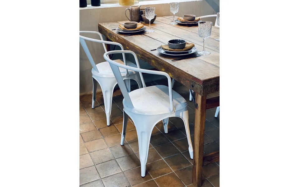 Spisebordsstol - Hvid