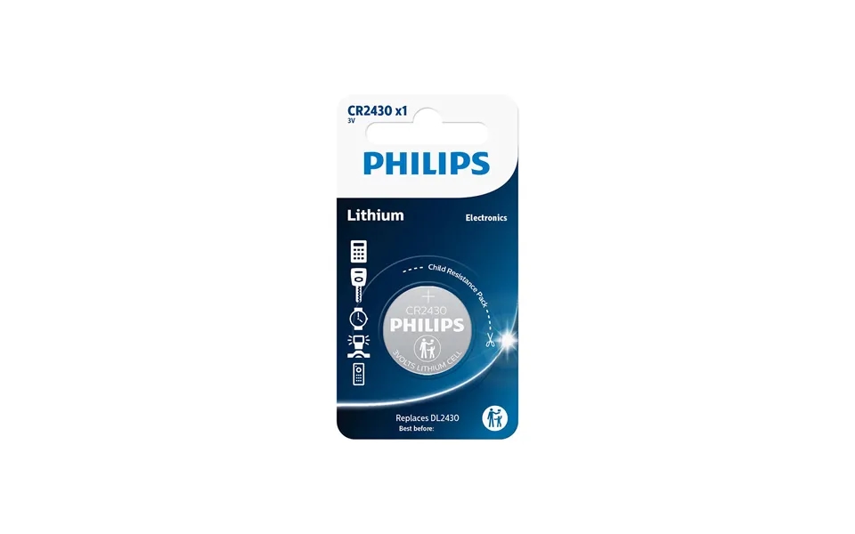 Philips Cr2430 00b Minicelle Batteri 1-stk