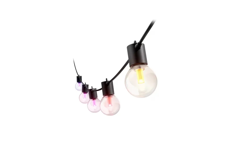 Philips Festavia Hue Udendørs Lyskæde Med Globepærer - 14 Meter