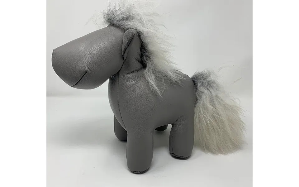 Hest I Læder Grå By Fogstrup