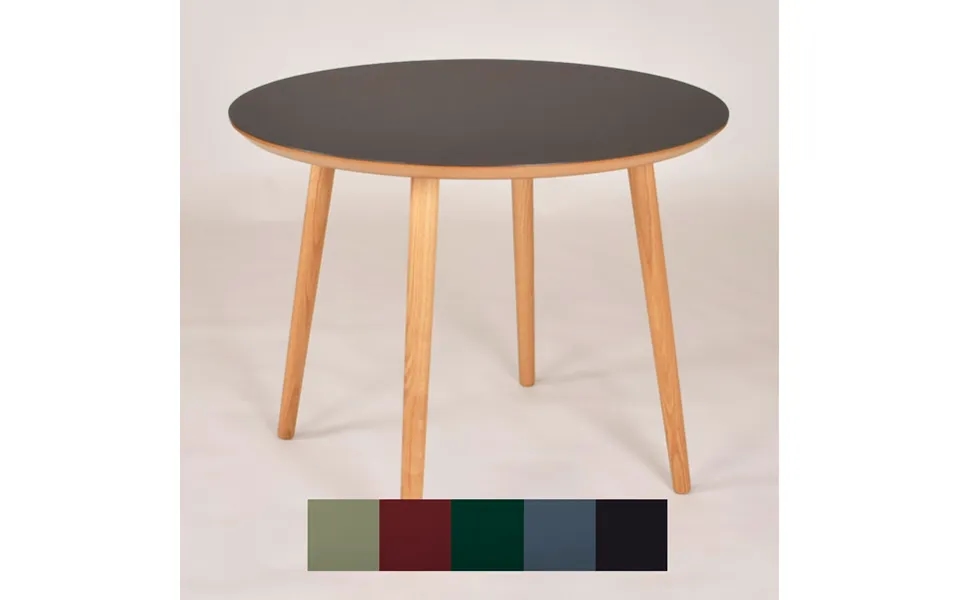 Rundt Linoleum Spisebord - Varberg