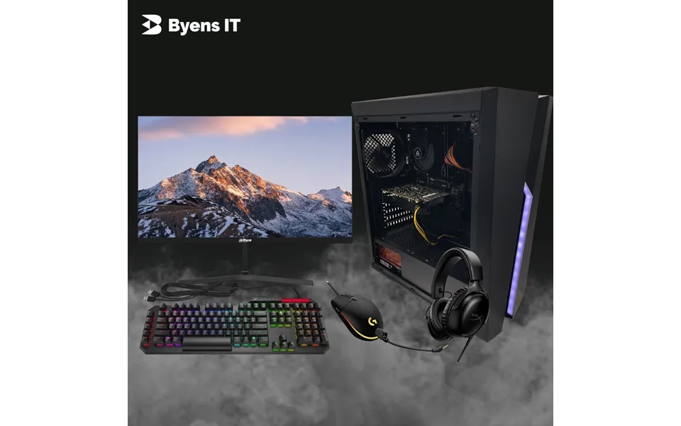 Refurb Starter Gamer Pakke Ryzen 5 5500 Gtx 1060 3gb 16 Gb Ram 250 Gb Ssd