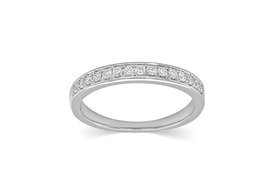 Sarah Alliansring I 18 Karat. Guld Eller Vitguld, 0.19 Ct. Diamanter - 49, Vitguld