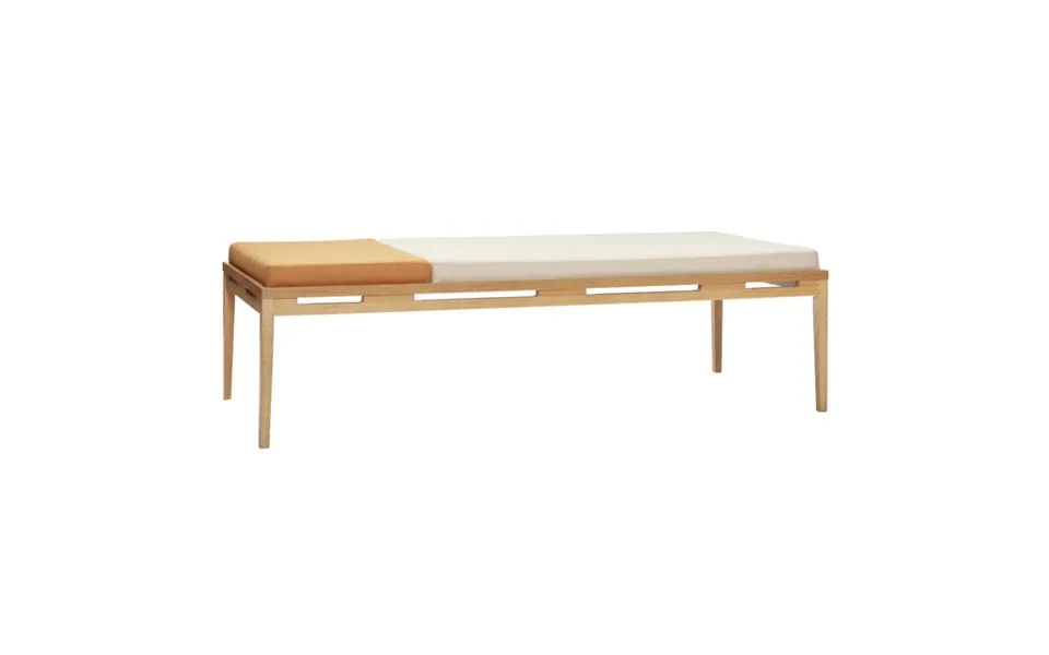 Amber - Daybed I Beige Orange Egetræ Stof
