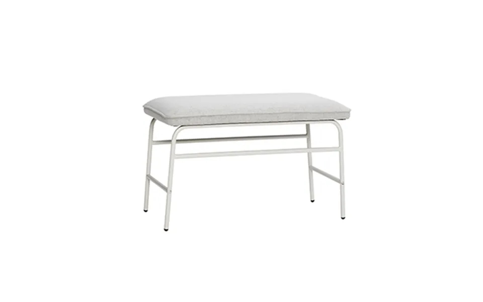 Mist - Bænk I Grå Metal Polyester