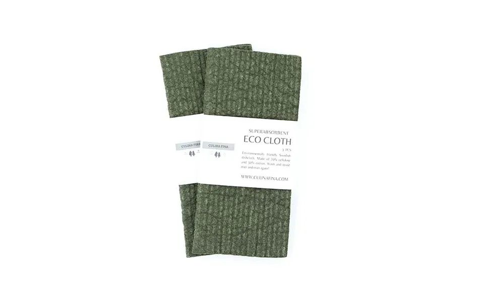 Super Absorberende Karklude 2 Stk. Varm Grøn - By Magnet