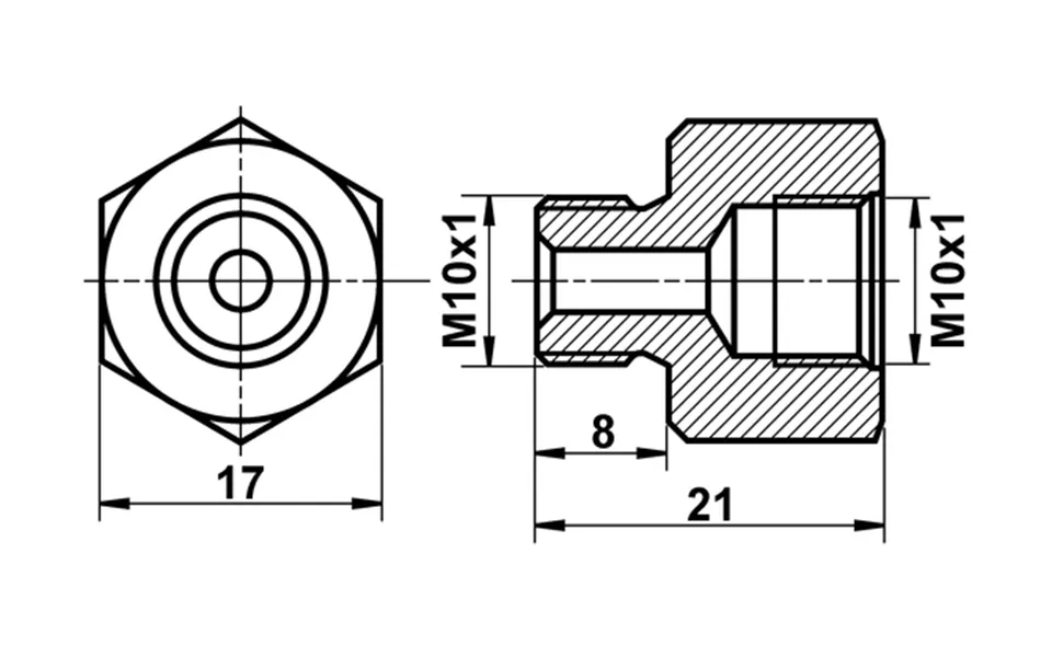 Ate Adapter - Bremserør 03351001001