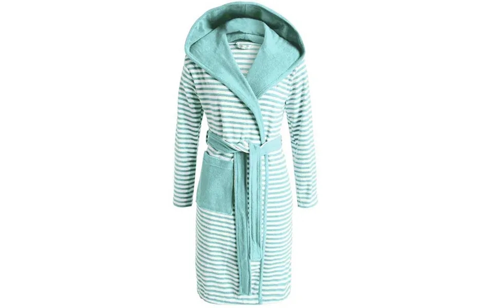 Esprit Striped Hoodie Morgenkåbe Mint - S