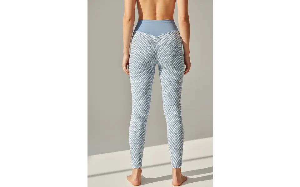 V-shaped Scrunch Leggings Blue - Small Blue
