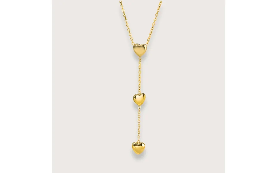 Aline Hjertehalskæde Guldbelagt