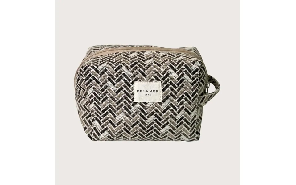 Saorge Rummelig Toilettaske Med Sildebensmønster