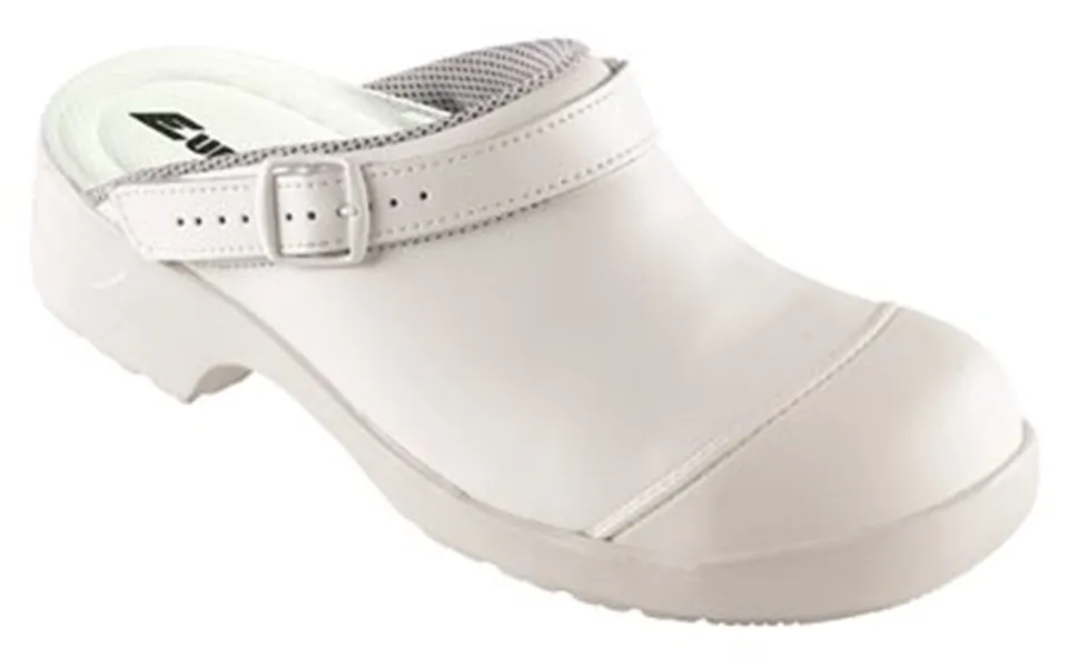 Flex Sikkerhedstøffel Med Vendbar Elastikhælrem Og Udskiftelig Indlægssål