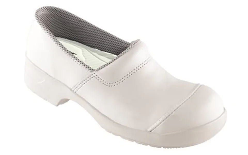 Flex Sikkerhedstræsko Med Hælkappe, Med Udskiftelig Indlægssål, Antistatisk - Sort, Hvid Eller Grøn Sort 38