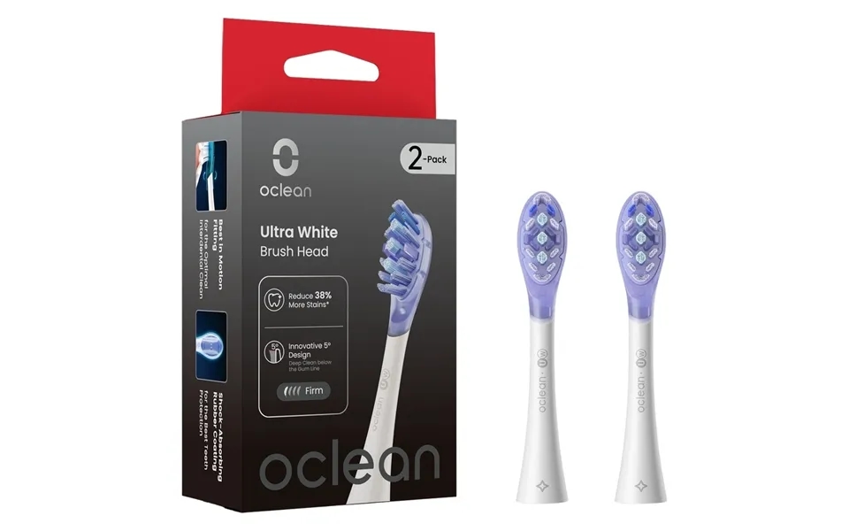 Oclean Ultra White Brush Head White 2stk