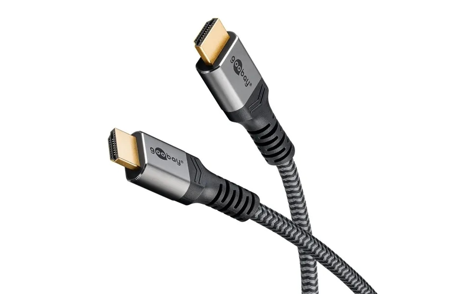Goobay Hdmi 2.1 Kabel 8k 60hz 2 M Sølv